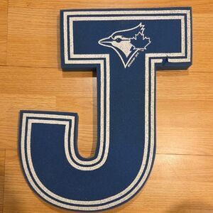 Toronto Blue Jays Foam Letter 'J'